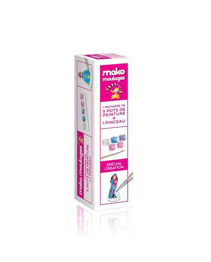 mako-kit-recharge-5-pots-peintures-princesses-+1-pinceau mako-kit-recharge-5-pots-peintures-princesses-+1-pinceau