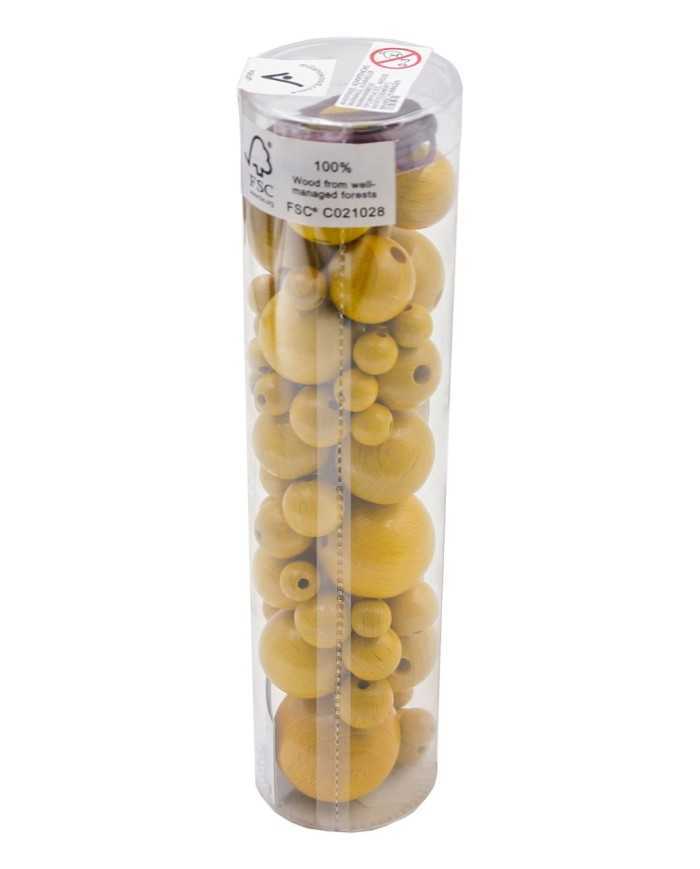 tube-de-perles-60-pcs-billes-jaune-6-tailles tube-de-perles-60-pcs-billes-jaune-6-tailles